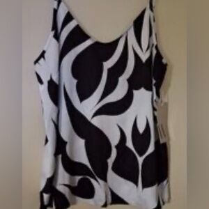 Stylish Black and White Women's Top